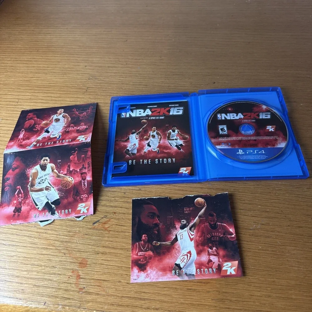 SONY NBA 2K16 PS4 Playstation 4 Anthony Davis Cover 2K Spike Lee 2016 complete